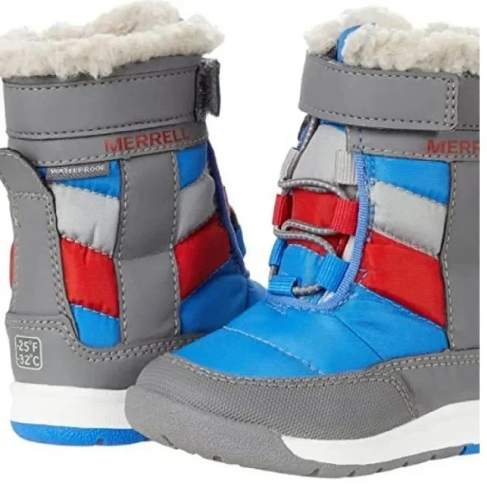 New With Box Merrell Kid's Alpine Puffer Waterproof Boot 5 Toddler